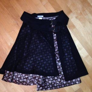 Designed in France two-layer skirt